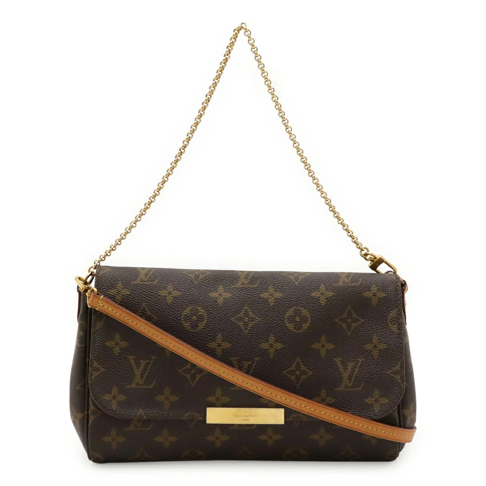 LOUIS VUITTON Monogram Favorite Crossbody Bag Chain Clutch